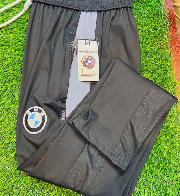BMW M Motorsport 50th Anniversary Black Casual Trouser with Zipper Pockets